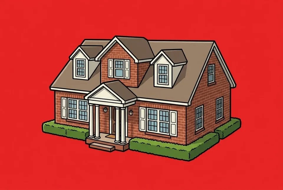 Cartoon illustration of Arlington, Virginia