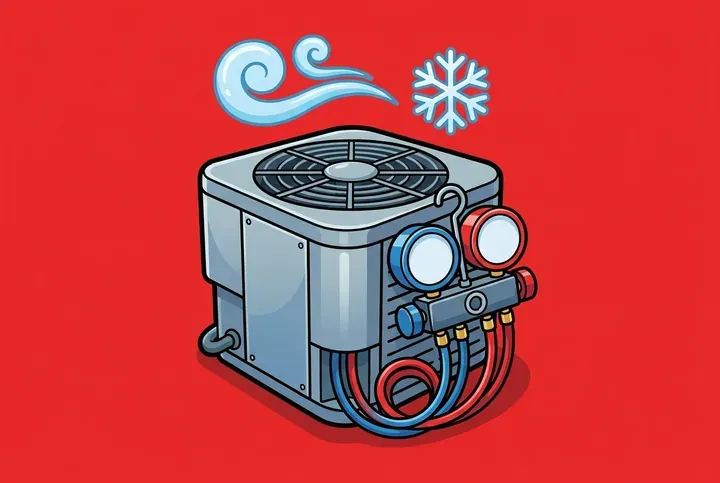 A home AC and heating system