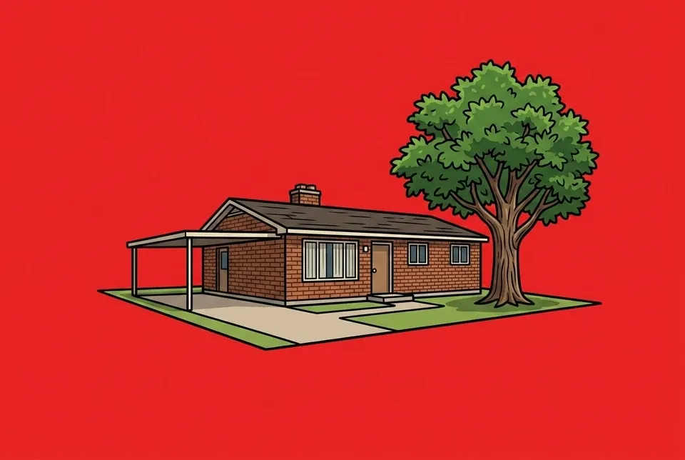 Cartoon illustration of Dale City, Virginia