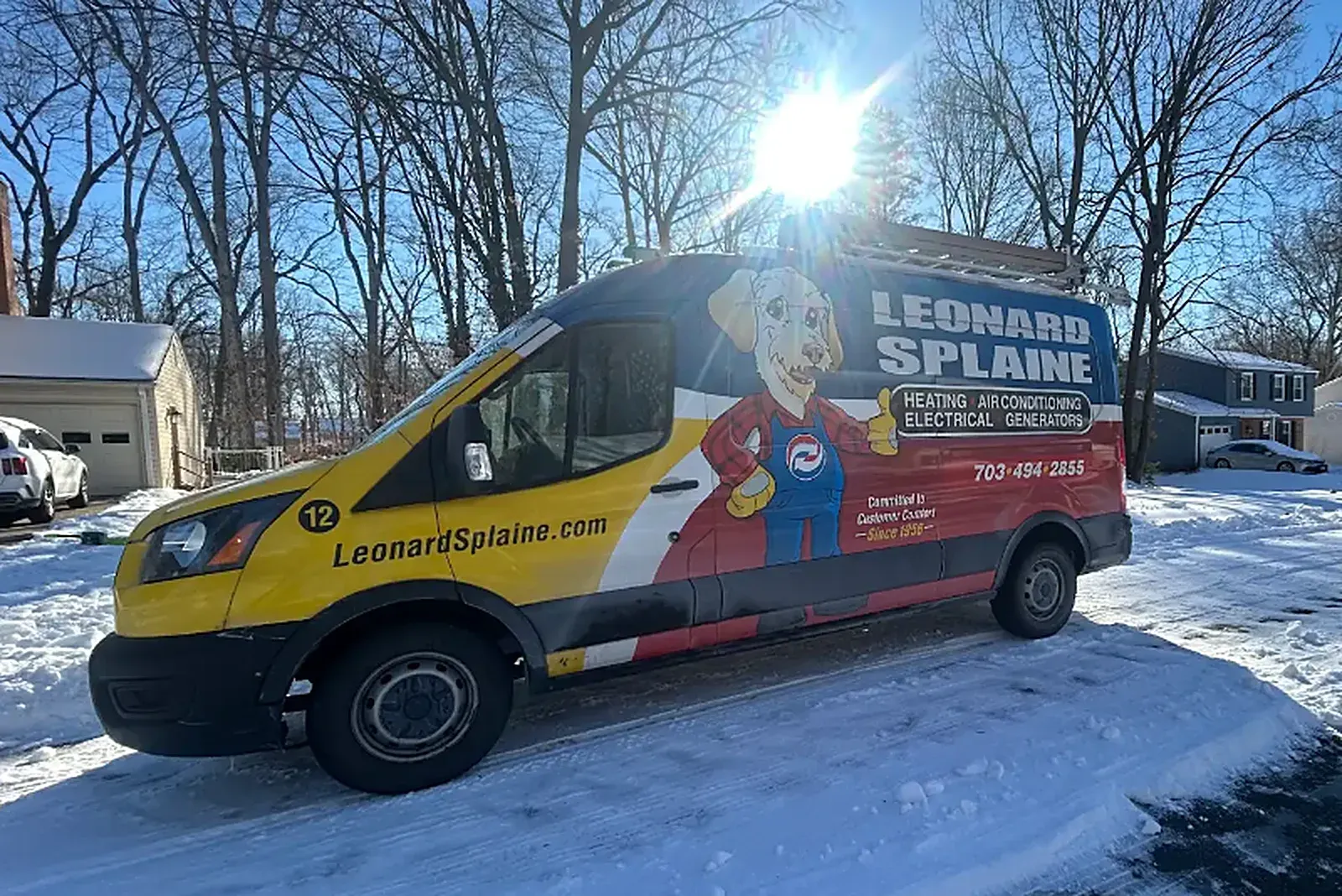 Leonard Splaine HVAC service in Arlington County