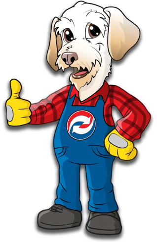 Sonny the HVAC dog from Leonard Splaine Heating and Cooling