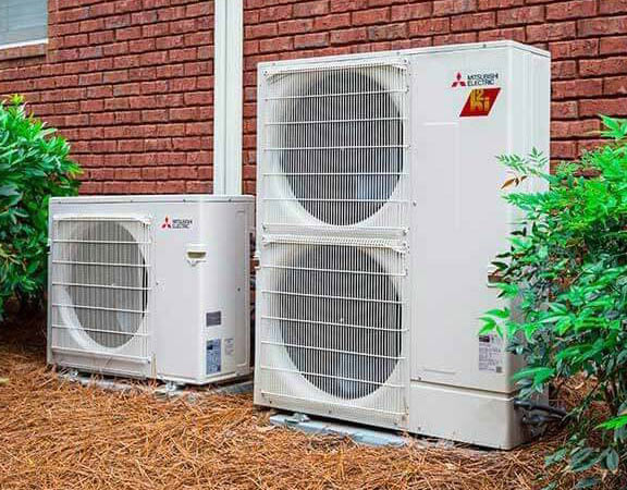 Multi-split outdoor Mitsubishi units