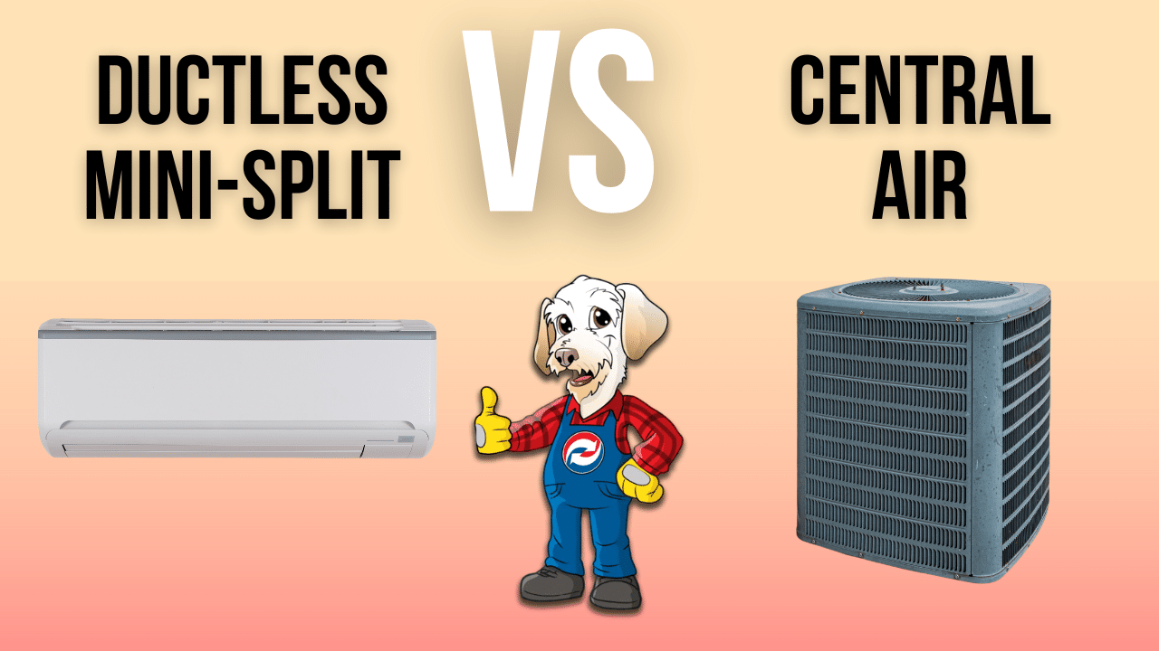 ductless mini split vs central air